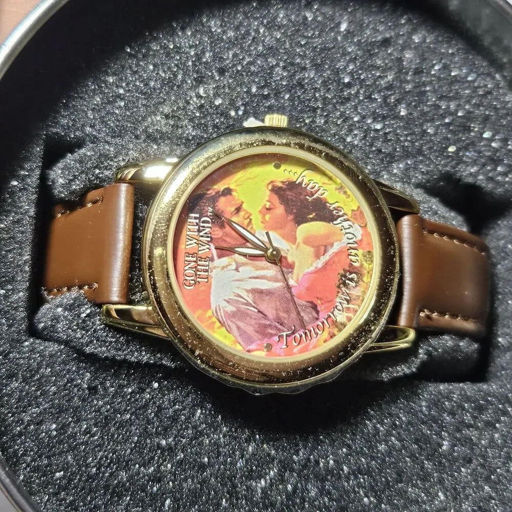 Gone With The Wind Wrist Watch In Tin NEW With Box 2007 Avon